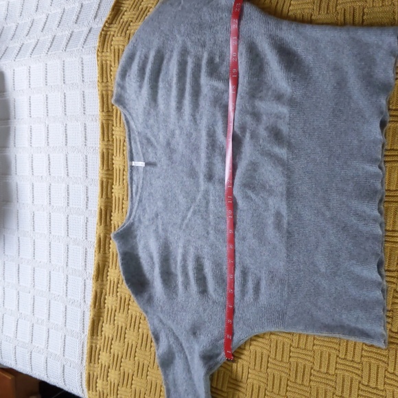 Grey Cashmere & silk dolman sweater - Picture 8 of 13